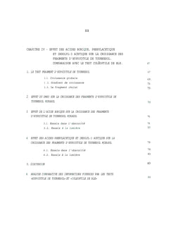Effets de l'acide borique sur la croissance en comparaison des auxines