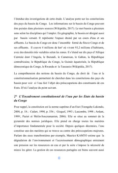 Constitutionnalisation du droit de l'eau et Souveraineté des Etats