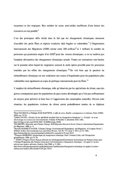 Régime international des droits de l'homme à l'épreuve du climat