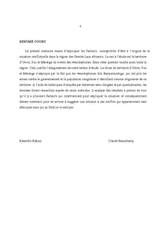 Conflits socio-politiques au Sud-Kivu