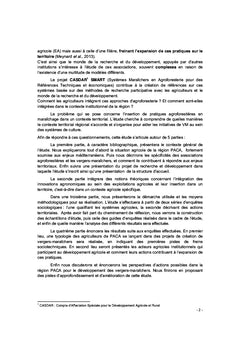 L'agroforesterie en système maraîcher