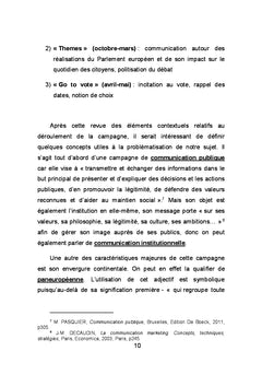 Communiquer pour reunir, le defi du Parlement europeen