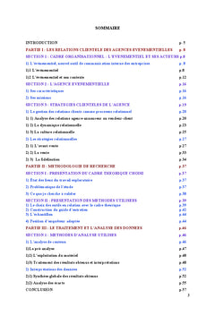 Les stratégies clientèle en agences événementielles