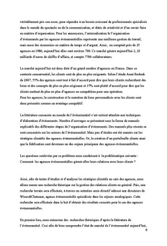 Les stratégies clientèle en agences événementielles