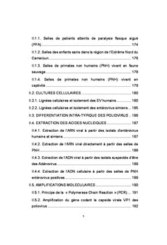 Diversité génétique et évolution des entérovirus humains au Cameroun