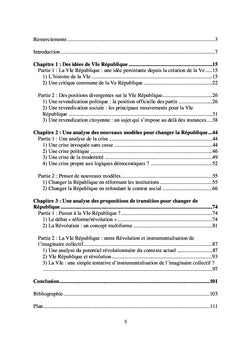 La VIe République