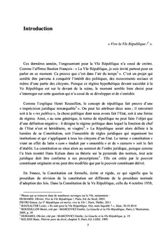 La VIe République