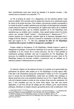 La VIe République