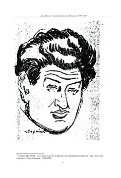 Joseph Kessel: du journalisme à la Résistance, 1919-1945