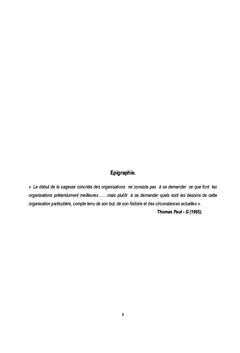Reforme de l'Administration Publique