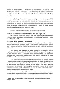 Manuel de défense de l'enfant en conflit avec la loi: