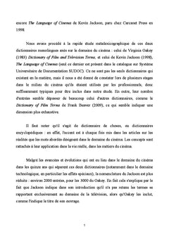 L'anglais journalistique du cinéma