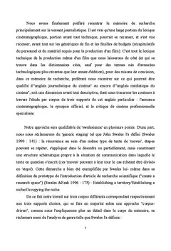 L'anglais journalistique du cinéma