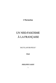 Un Neo-fascisme A la française