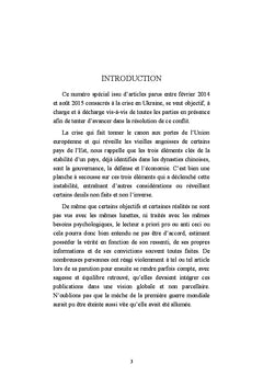 Regards sur la crise en Ukraine