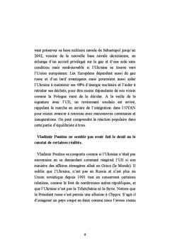 Regards sur la crise en Ukraine