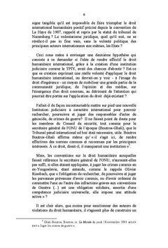 Essai sur la justice pénale internationale