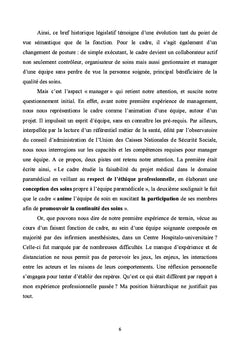 Valeurs professionnelles et equipe soignante