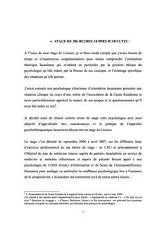 Pratiquer une psychologie clinique d'orientation lacanienne