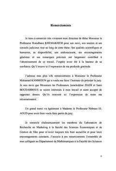 Les determinants de la reponse sociale et la performance sociale