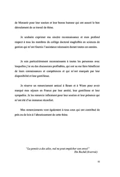 Les determinants de la reponse sociale et la performance sociale