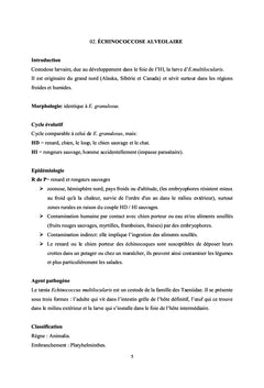 HELMINTHOLOGIE ET HELMINTHIASES