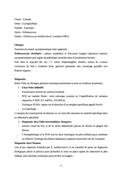 HELMINTHOLOGIE ET HELMINTHIASES