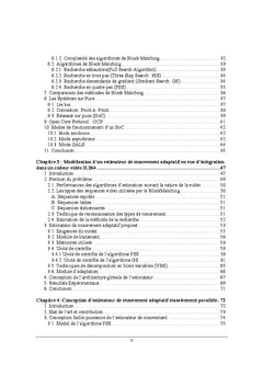 Estimateur de mouvement adaptatif pour la compression video