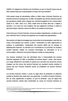 Mobile banking et inclusion financiere