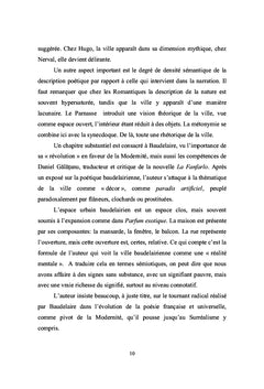 La cité dans la poésie française moderne de Baudelaire à Apollinaire