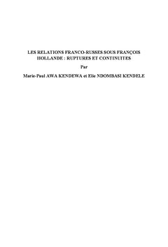 Relations franco-russes sous François Hollande