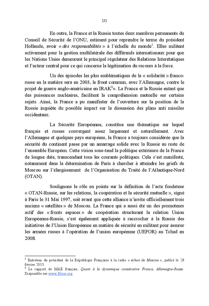 Relations franco-russes sous François Hollande