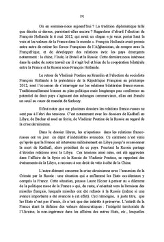 Relations franco-russes sous François Hollande