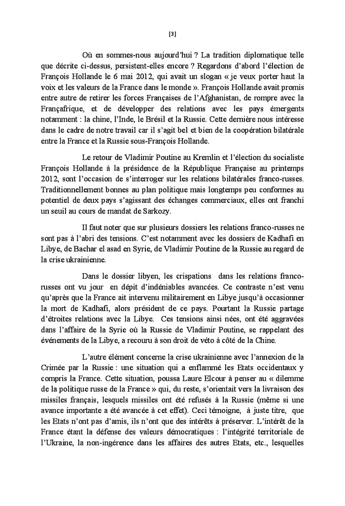 Relations franco-russes sous François Hollande