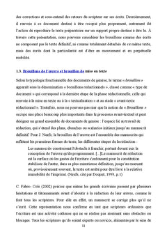 Intervenir sur les écrits intermédiaires scolaires