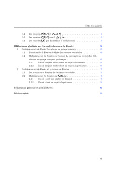 Espaces Lp Non Commutatifs Et Des Applications à L'analyse De Fourier