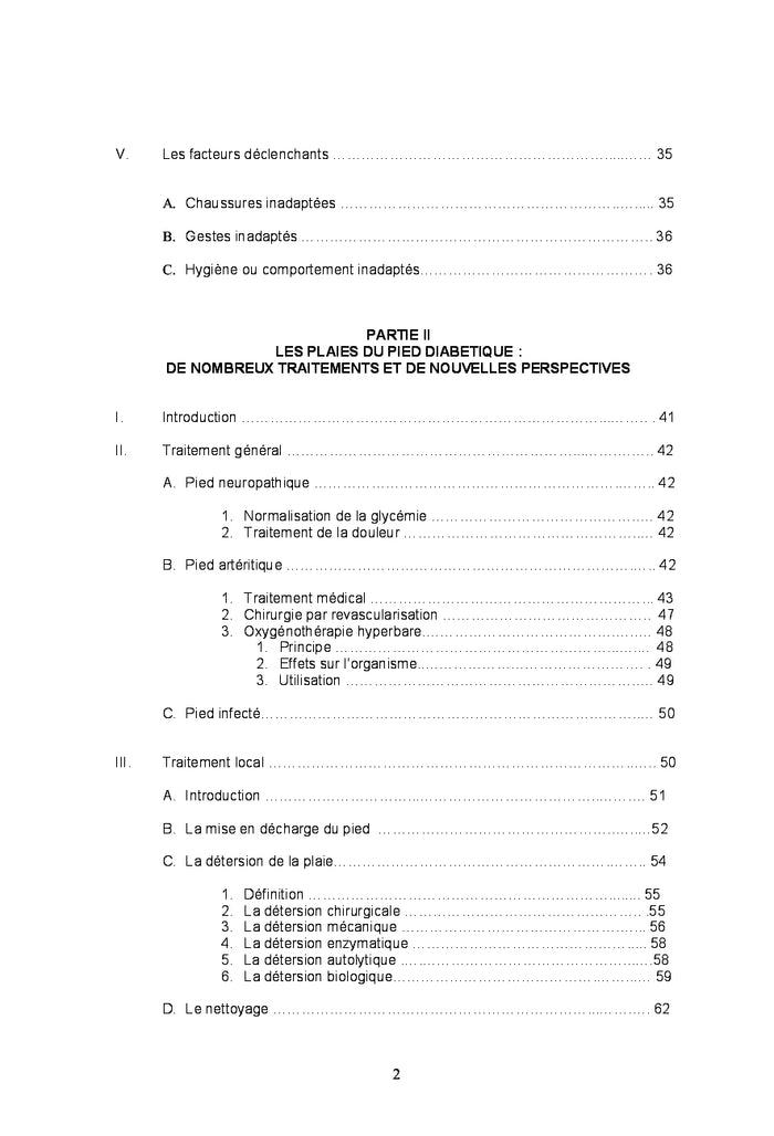 Prise en charge du pied diabétique