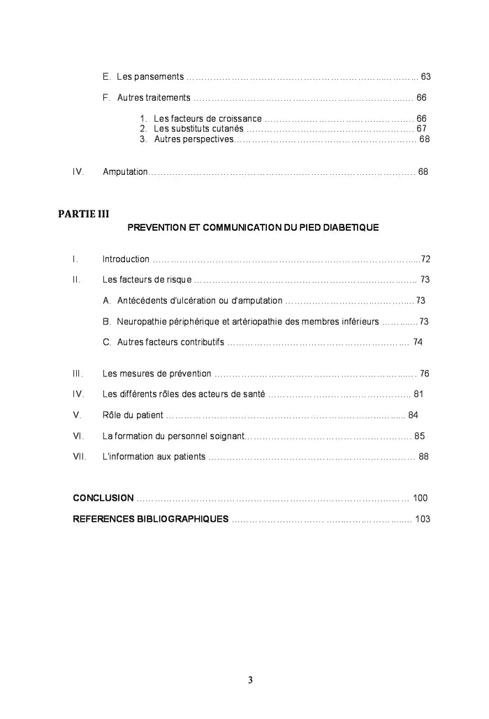Prise en charge du pied diabétique