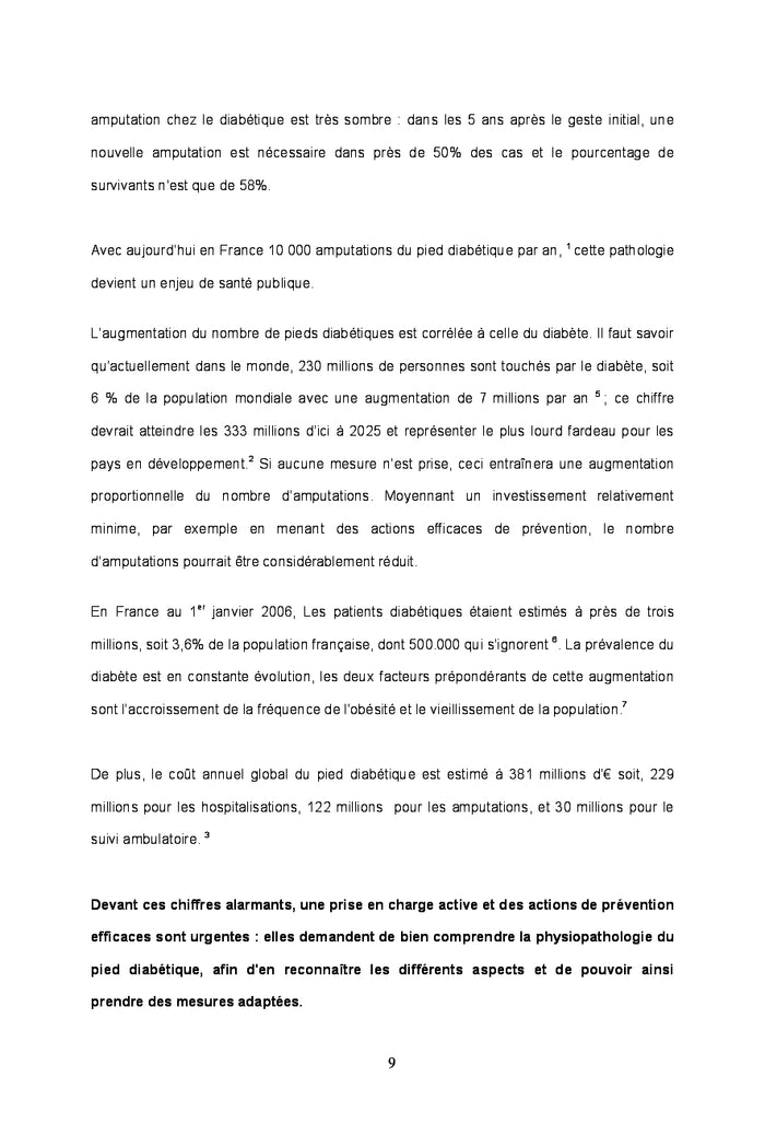 Prise en charge du pied diabétique
