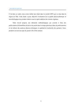 Amélioration du yaourt par addition d'extraits végétaux