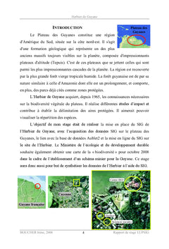 Système d'informations géographiques de l'Herbier de Guyane