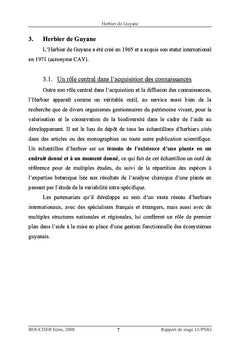 Système d'informations géographiques de l'Herbier de Guyane
