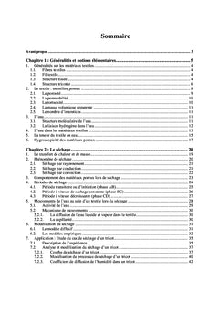Séchage des matériaux textiles