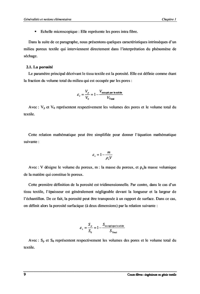 Séchage des matériaux textiles