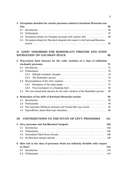 Processus fractionnaires et le calcul de Malliavin