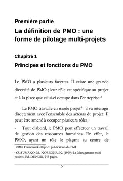 Le pilotage de la performance par le PMO