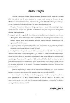 Instrumentation à base de DSP dédiée aux mesures vibratoires