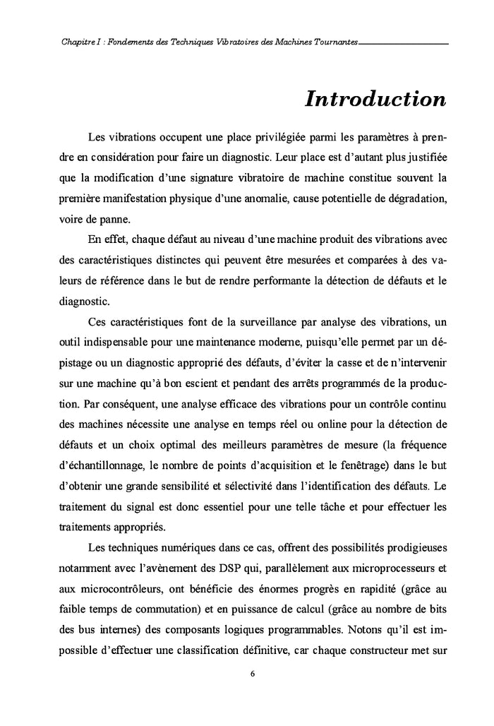 Instrumentation à base de DSP dédiée aux mesures vibratoires