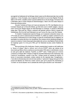 Apport culturel des Africains aux Amériques et aux Antilles