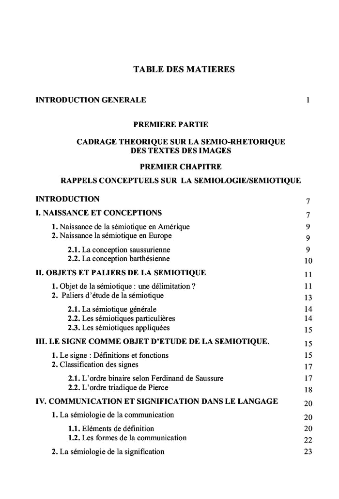 Sémiotique et rhétorique, genèse et circonscription théorique.